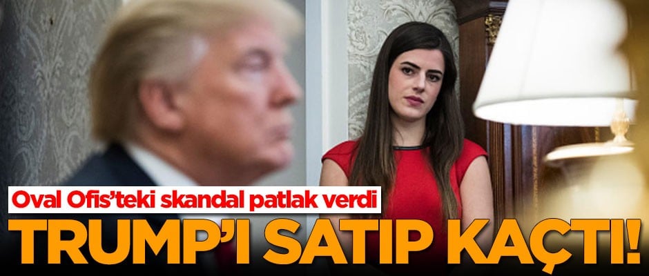 Oval Ofis'teki skandal patlak verdi! Trump'ı satıp kaçtı