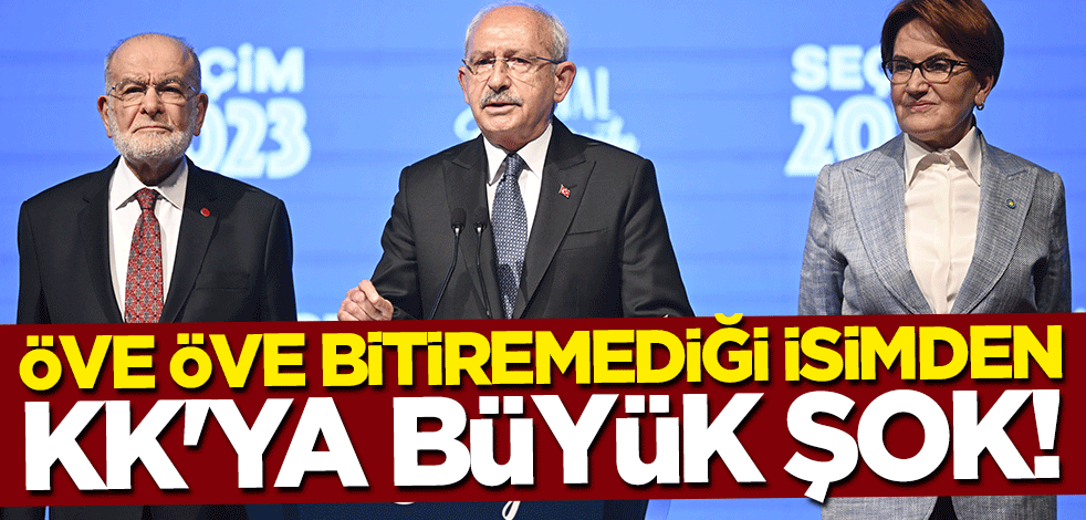 Öve öve bitiremediği isimden KK'ya büyük şok!