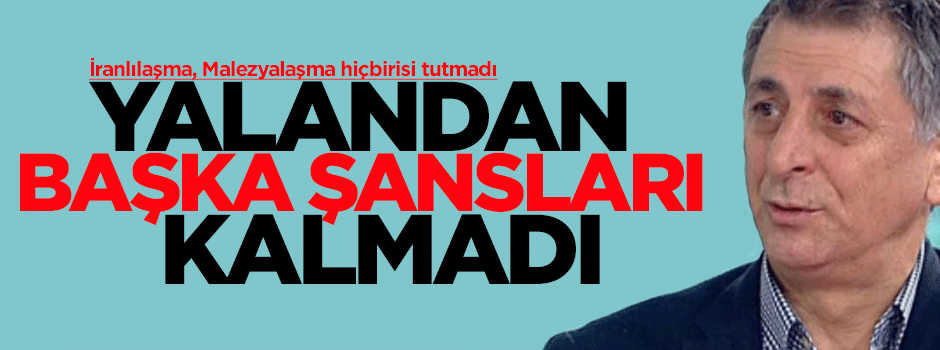 Övür: Yalandan başka şansları kalmadı!