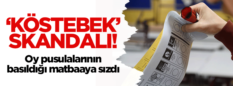 Oy pusulalarının basıldığı matbaaya sızdı!