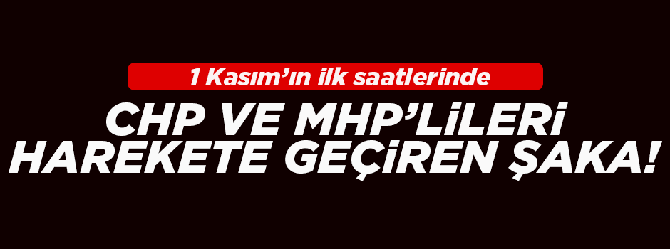 Oy pusulası şakası partileri harekete geçirdi