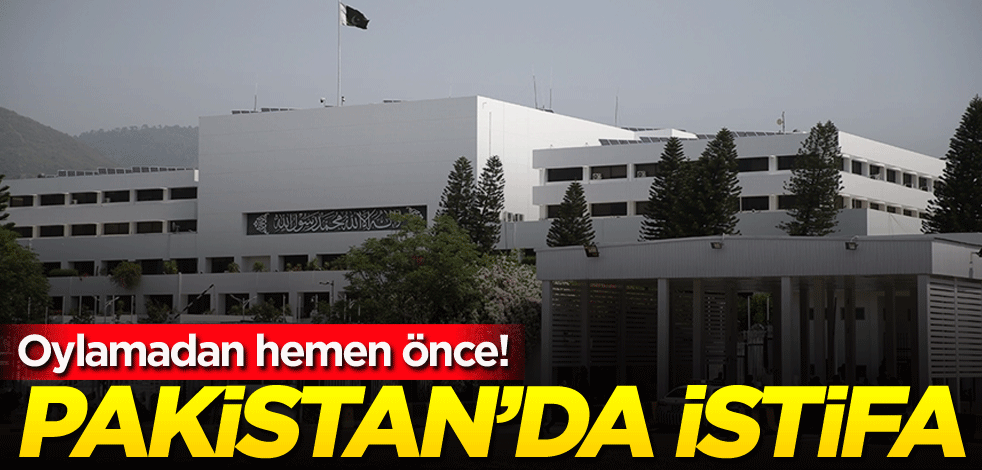 Oylamadan hemen önce! Pakistan'da istifa