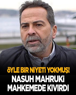 Öyle bir niyeti yokmuş! Mahruki karakolda kıvırdı