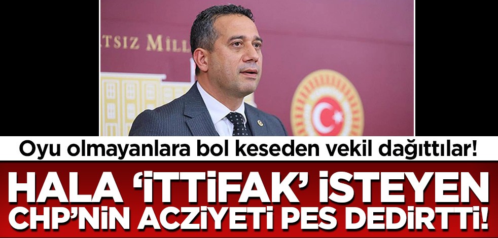 Oyu olmayanlara bol keseden milletvekili dağıttılar! Acziyetin bu kadarına pes.. Hala 'ittifak' diyorlar...