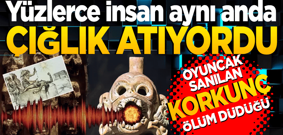 Oyuncak sanılan korkunç ölüm düdüğü! 'Yüzlerce insan aynı anda çığlık atıyordu'