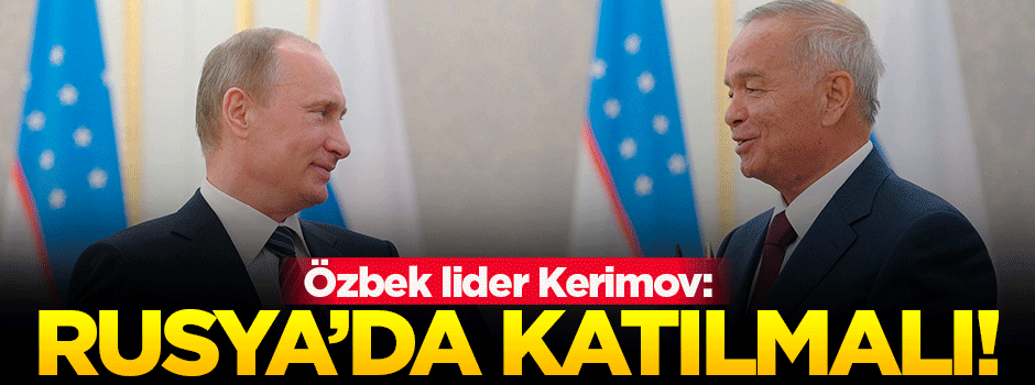 Özbekistan: Görüşmelere Rusya da katılmalı