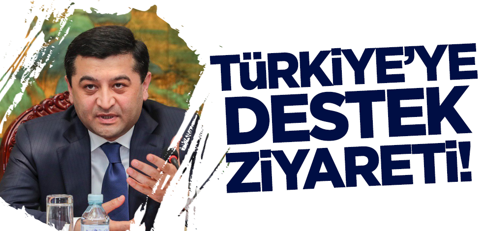 Özbekistan'dan Türkiye'ye destek ziyareti!