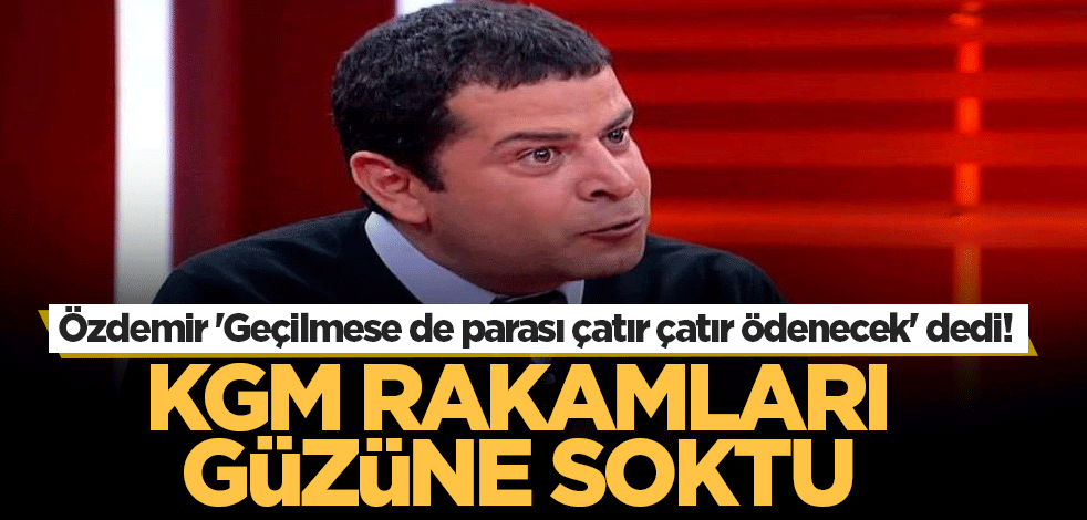 Özdemir 'Geçilmese de parası çatır çatır ödenecek' dedi! Bakanlık cevap verdi