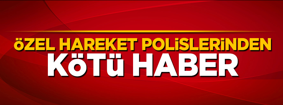 Özel harekat polisleri kaza yaptı: Şehit ve yaralılar var