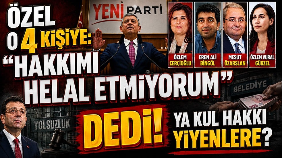 Özel o 4 kişiye “Hakkımı helal etmiyorum” dedi! Ya kul hakkı yiyenlere?