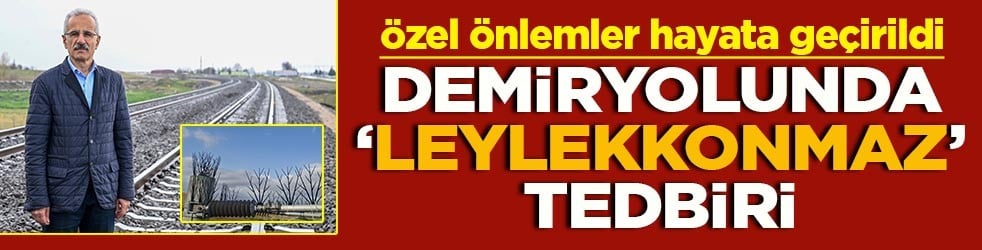 Özel önlemler hayata geçirildi Demiryolunda ‘leylekkonmaz’ tedbiri