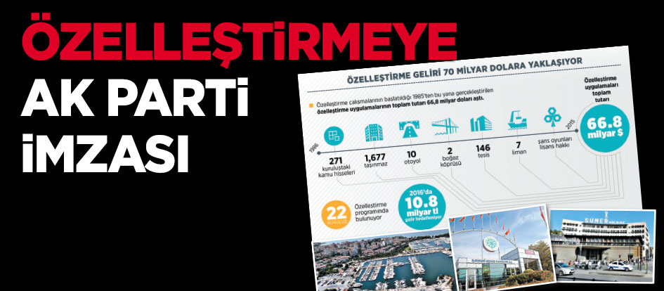 Özelleştirmeye AK Parti imzası