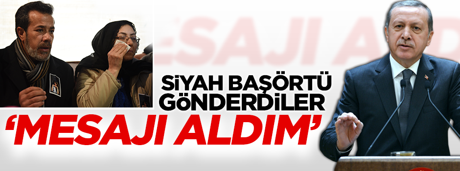 Özgecan'ın ailesi Erdoğan'a siyah başörtü gönderdi