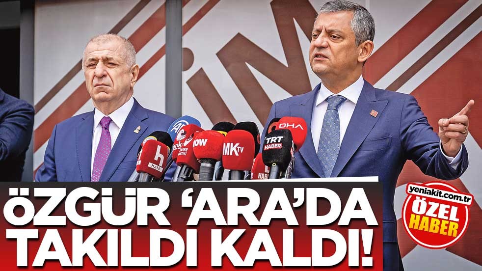 Özgür ‘ara’da takıldı kaldı!