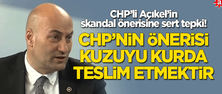Özgür-Der’den sert tepki! "CHP'nin önerisi kuzuyu kurda emanet etmektir!"