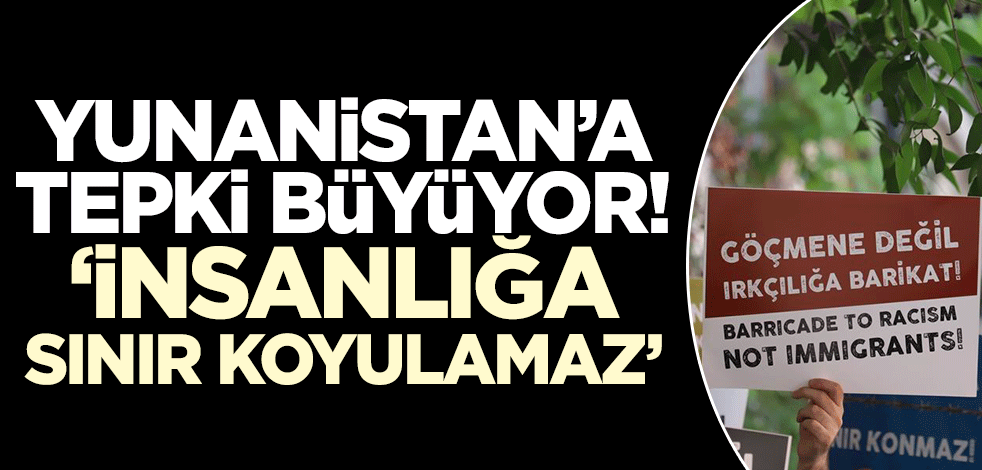 Özgür-Der'den Yunanistan Başkonsolosluğu önünde eylem! 'İnsanlığa sınır koyulamaz'
