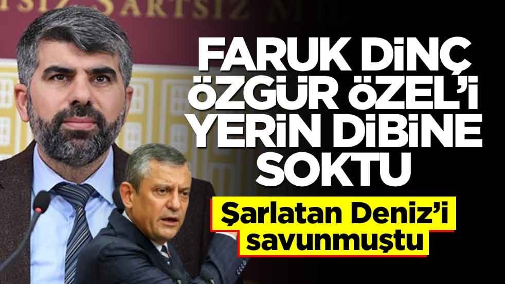 Özgür Özel, Kur’an saldıran şarlatana sahip çıkmıştı! HÜDA PAR’lı Faruk Dinç Özgür’ü yerin dibine soktu