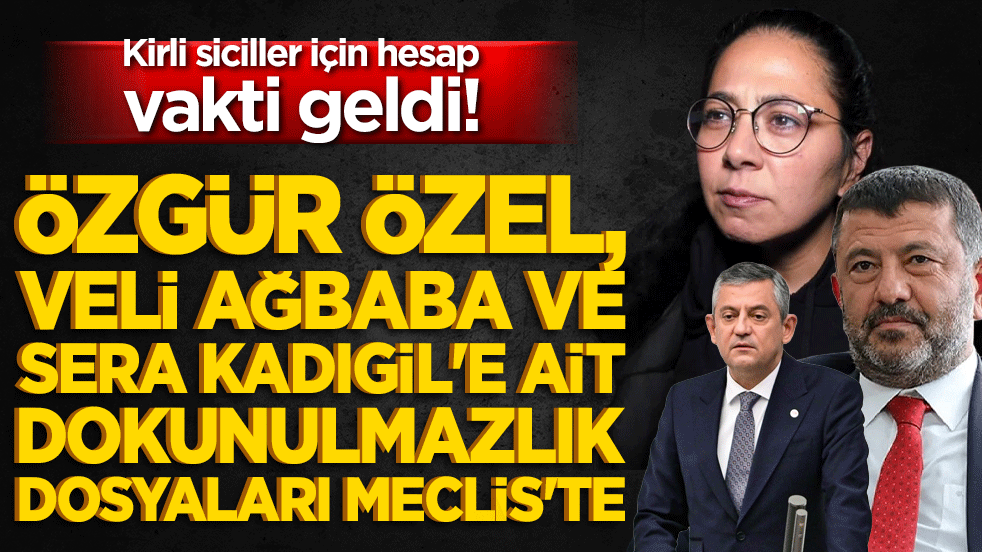 Özgür Özel ve yandaşlarının dokunulmazlık dosyaları Meclis'te! Kirli siciller için hesap vakti geldi!