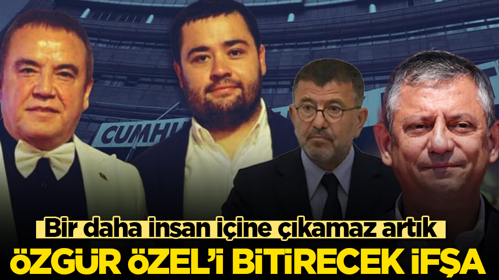 Özgür Özel’i bitirecek ifşa! Bir daha insan içine çıkamaz artık
