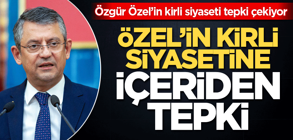 Özgür Özel’in kirli siyaseti tepki çekiyor! CHP oy uğruna PKK'nın safında