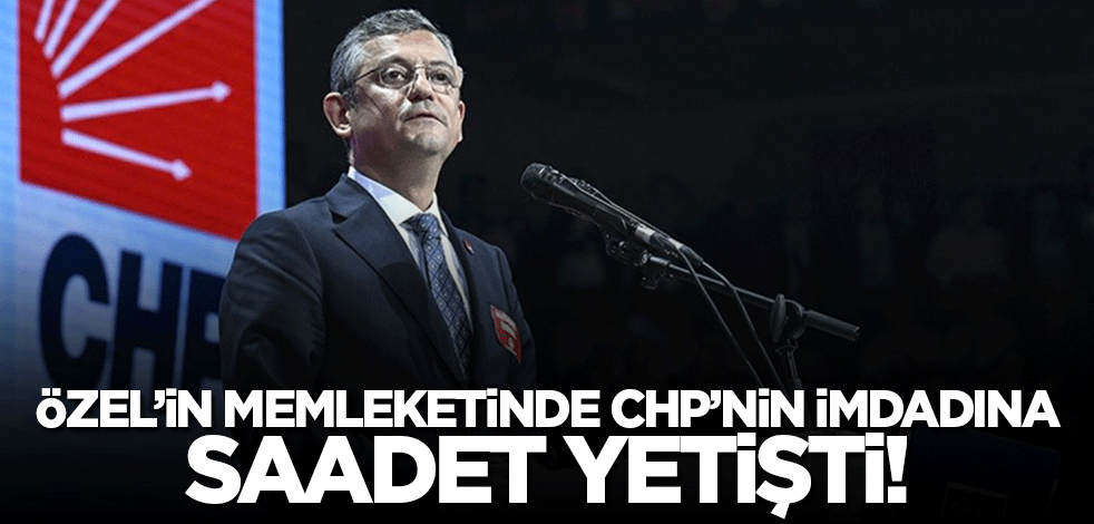 Özgür Özel'in memleketinde CHP'nin imdadına Saadet yetişti! İttifakı duyurdular...