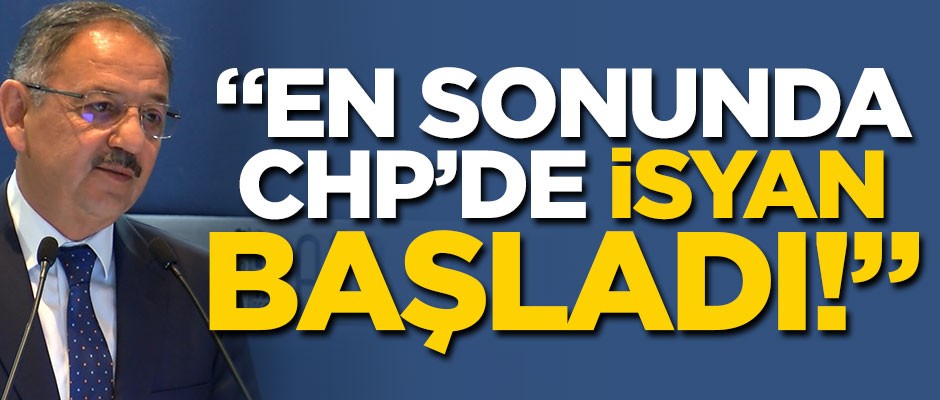 Özhaseki'den Mansur Yavaş açıklaması: CHP'de isyan başladı