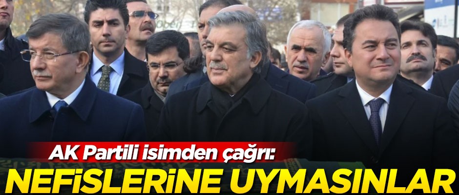 Özhaseki'den yeni parti açıklaması: Nefislerine uymasınlar