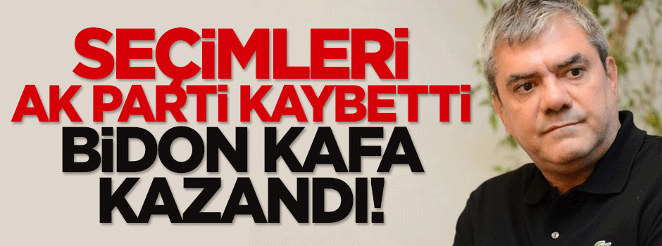 Özışık: AK Parti kaybetti, Yılmaz Özdil kazandı!
