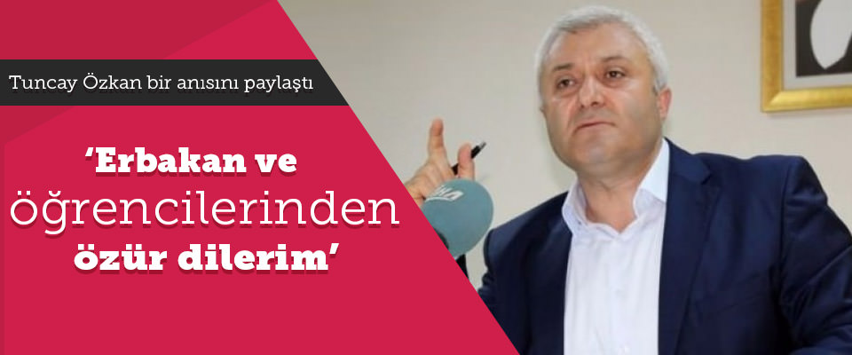 Özkan Cumhuriyet mitingleri için özür diledi