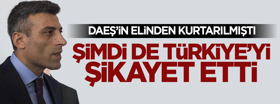 Öztürk Yılmaz Türkiye'yi şikayet etmek için ABD'ye koştu