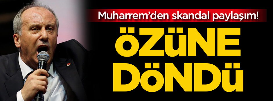 Özüne dönen Muharrem'den skandal paylaşım! 'Eğitimli yobazlar'