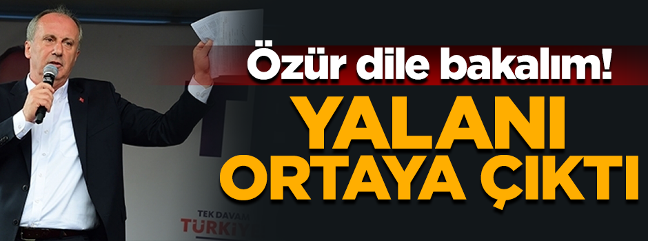 Özür dile bakalım!
