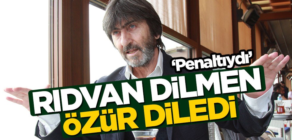 "Özür dilerim" diyen Rıdvan Dilmen: Gustavo penaltı yaptı