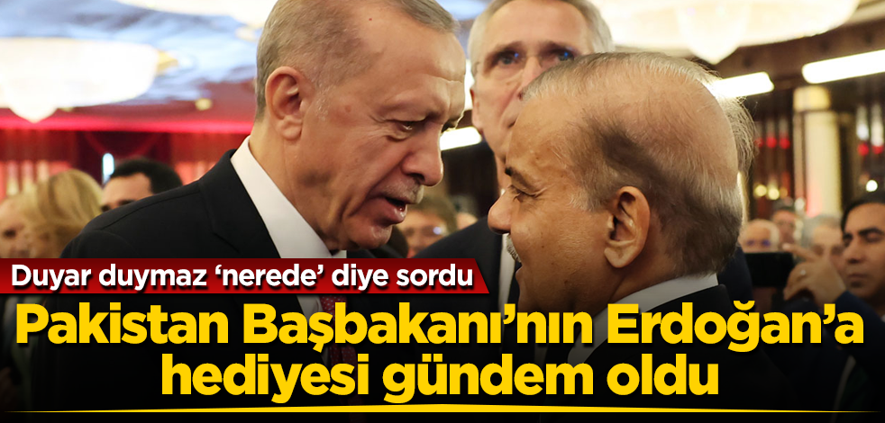Pakistan Başbakanı'nın Erdoğan'a hediyesi gündem oldu! Duyar duymaz 'nerede' diye sordu