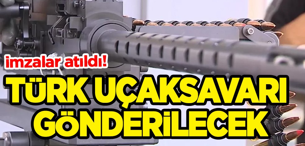 Pakistan’a Türk uçaksavarı! İmzalar atıldı, dost ülkeye gönderilecek: CANiK M2 QCB ihracatı