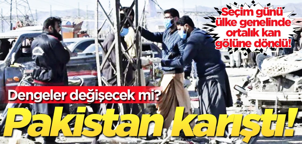 Pakistan'da saldırı girişimi! Seçim bilançosu: 51 saldırıda 12 ölü var! kaçmaya çalıştılar! Olaylar haddini aştı!