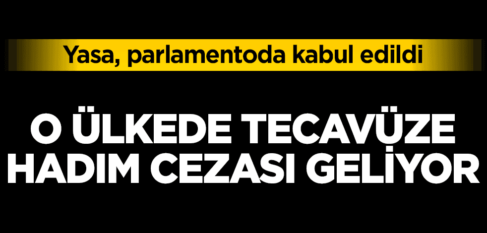 Pakistan'da tecavüze hadım cezası geliyor