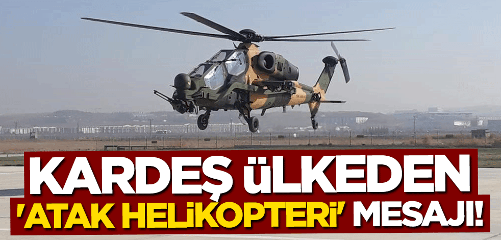 Pakistan'dan flaş "ATAK Helikopteri" açıklaması