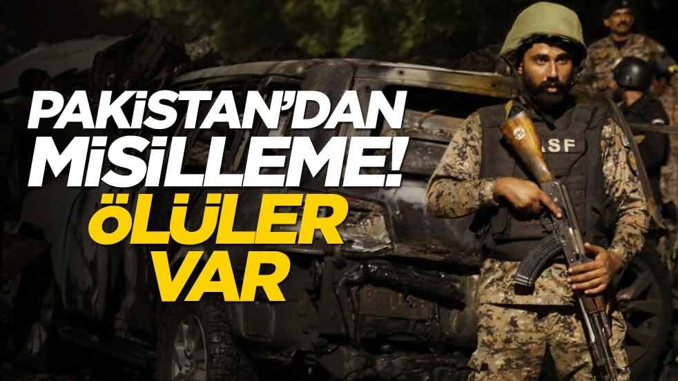Pakistan'dan misilleme! Ölüler var