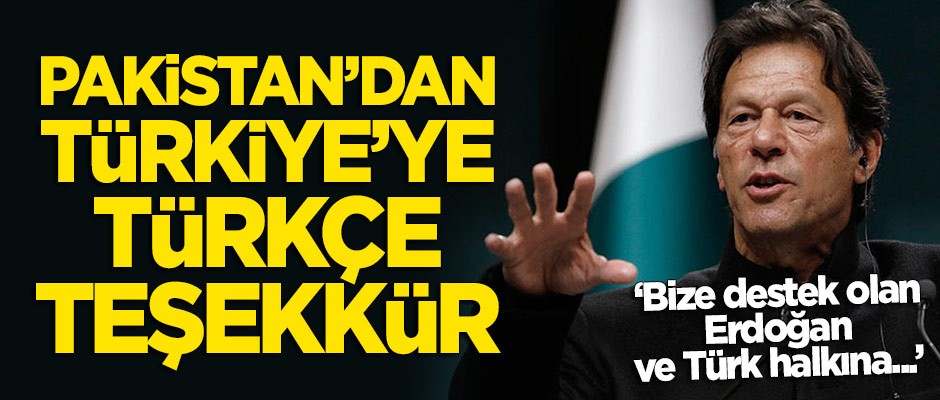 Pakistan'dan Türkiye'ye 'Türkçe' teşekkür!