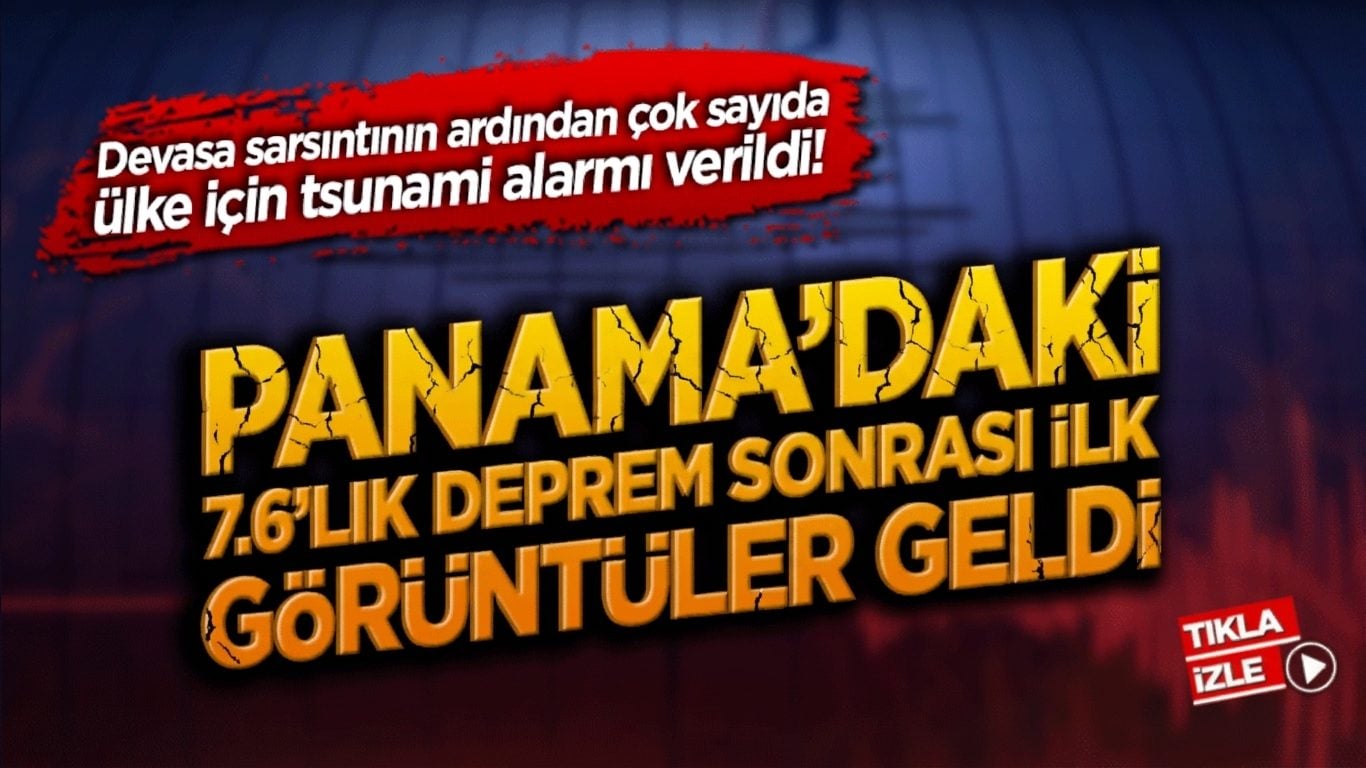 Panama'da korkutan deprem! Devasa sarsıntının ardından çok sayıda ülke için tsunami alarmı verildi!