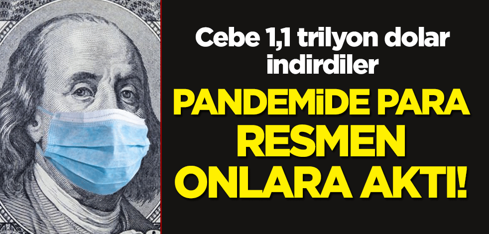 Pandemide para resmen onlara aktı! Cebe 1,1 trilyon dolar indirdiler