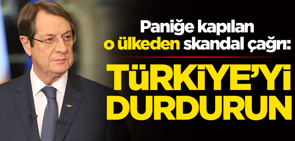 Paniğe kapılan Rum lideri Nikos Anastasiadis'ten skandal çağrı: Türkiye'yi durdurun