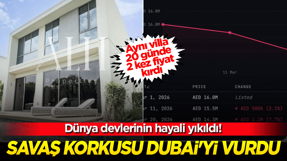 Panik satışları devam ediyor! Savaş korkusu Dubai'yi vurdu: Zenginler kaçıyor!