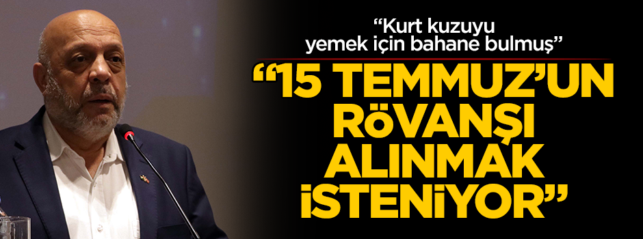 "Papaz Brunson'la 15 Temmuz'un rövanşı alınmak isteniyor"