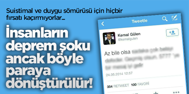 Paralel Cemaat suistimal ve duygu sömürüsü için hiçbir fırsatı kaçırmıyor!