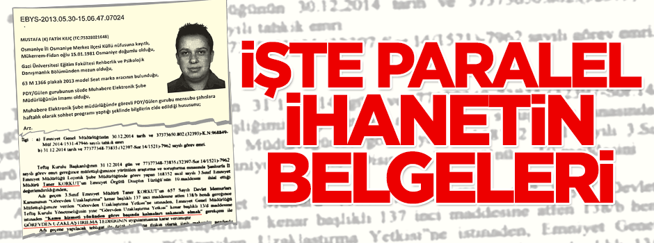 Paralel ihanetin belgeleri