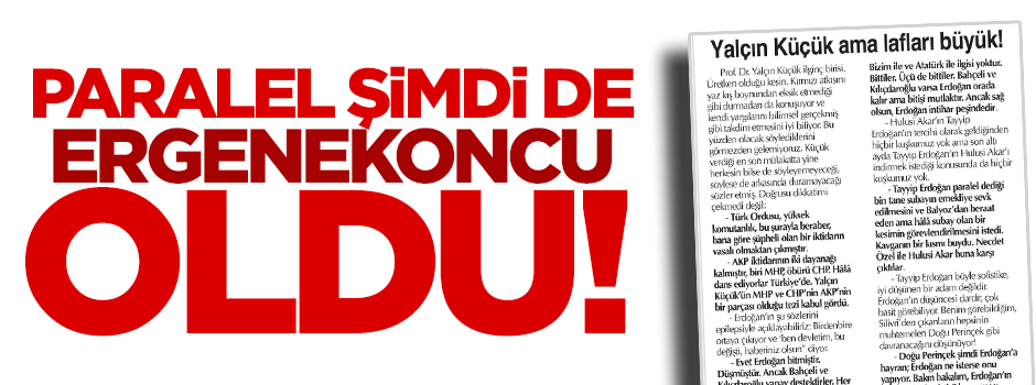 Paralel yapı yine ‘Küçük’ hesaplar peşinde