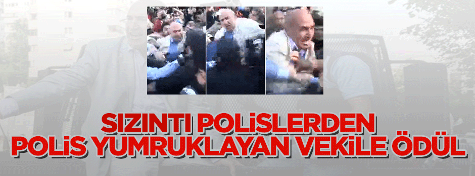 Paralel polislerden polis yumruklayan Tanal'a teşekkür