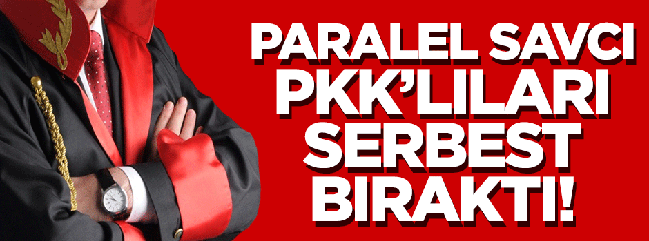 Paralel savcı PKK'lıları bıraktı!